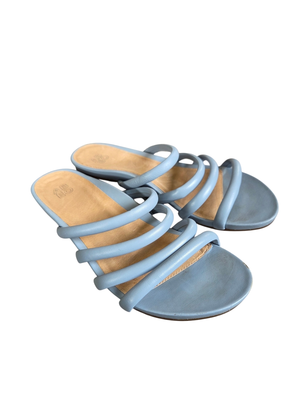 ABEO B.I.O.system Sammie Light Blue Leather Sandals 9